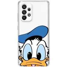 Mobilpad Samsung Galaxy A73 Uyumlu Baskılı Yumuşak Silikon Şeffaf Telefon Kılıfı