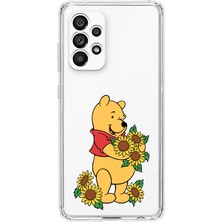 Mobilpad Samsung Galaxy A73 Uyumlu Baskılı Yumuşak Silikon Şeffaf Telefon Kılıfı