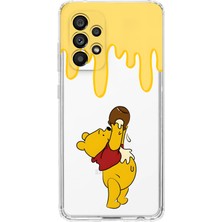 Mobilpad Samsung Galaxy A32 Uyumlu Baskılı Yumuşak Silikon Şeffaf Telefon Kılıfı