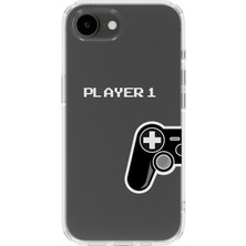 Mobilpad Iphone 16E Uyumlu Baskılı Yumuşak Silikon Şeffaf Telefon Kılıfı