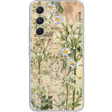 Mobilpad Samsung Galaxy A14 Uyumlu Baskılı Yumuşak Silikon Şeffaf Telefon Kılıfı