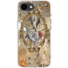 Mobilpad Iphone 16E Uyumlu Baskılı Yumuşak Silikon Şeffaf Telefon Kılıfı