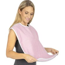 Hasta Yemek Önlüğü Yetişkin Mama Önlüğü 3 Adet Yıkanılabilir Önlük Kırmed