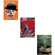 Türkiye İş Bankası Kültür Yayınları Otomatik Portakal+Hayvan Ciftligi+Altinci Kogus=(3kitap)