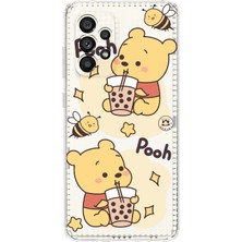 Mobilpad Samsung Galaxy A72 Uyumlu Baskılı Yumuşak Silikon Şeffaf Telefon Kılıfı