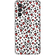 Mobilpad Samsung Galaxy A32 Uyumlu Baskılı Yumuşak Silikon Şeffaf Telefon Kılıfı