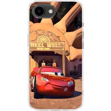 Mobilpad Iphone 16E Uyumlu Baskılı Yumuşak Silikon Şeffaf Telefon Kılıfı