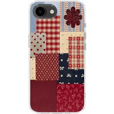 Mobilpad Iphone 16E Uyumlu Baskılı Yumuşak Silikon Şeffaf Telefon Kılıfı