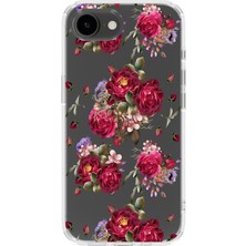 Mobilpad Iphone 16E Uyumlu Baskılı Yumuşak Silikon Şeffaf Telefon Kılıfı