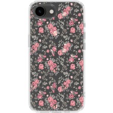 Mobilpad Iphone 16E Uyumlu Baskılı Yumuşak Silikon Şeffaf Telefon Kılıfı