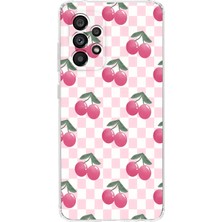 Mobilpad Samsung Galaxy A73 Uyumlu Baskılı Yumuşak Silikon Şeffaf Telefon Kılıfı