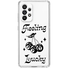 Mobilpad Samsung Galaxy A32 Uyumlu Baskılı Yumuşak Silikon Şeffaf Telefon Kılıfı