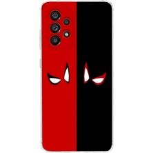 Mobilpad Samsung Galaxy A32 Uyumlu Baskılı Yumuşak Silikon Şeffaf Telefon Kılıfı