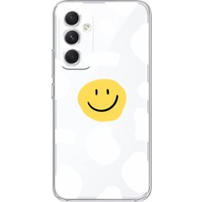 Mobilpad Samsung Galaxy A14 Uyumlu Baskılı Yumuşak Silikon Şeffaf Telefon Kılıfı