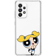 Mobilpad Samsung Galaxy A32 Uyumlu Baskılı Yumuşak Silikon Şeffaf Telefon Kılıfı