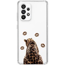 Mobilpad Samsung Galaxy A72 Uyumlu Baskılı Yumuşak Silikon Şeffaf Telefon Kılıfı