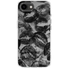 Mobilpad Iphone 16E Uyumlu Baskılı Yumuşak Silikon Şeffaf Telefon Kılıfı