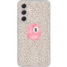 Mobilpad Samsung Galaxy A14 Uyumlu Baskılı Yumuşak Silikon Şeffaf Telefon Kılıfı