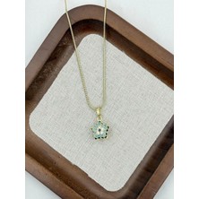 SY Aksesuar Çelik Yıldız Nazar Kolye 45CM