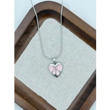 SY Aksesuar Çelik Kalp Kolye 45CM