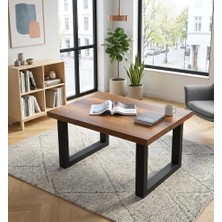 L'occi Concept March B Ofis Sehpası Metal Ayaklı Barok