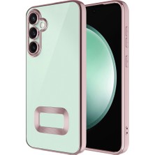 Samsung Galaxy S25 Fe Uyumlu Kılıf Kamera Korumalı Logo Gösteren Zore Omega Kapak