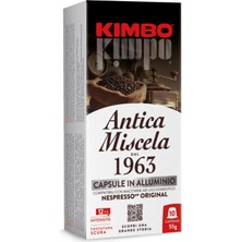 Kimbo Antica Miscela 100% Arabica Nespresso Uyumlu Kapsül Kahve (Alüminyum) (10’lu Kutuda)