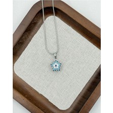 SY Aksesuar Çelik Yıldız Nazar Kolye 45CM