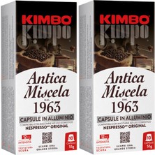 Kimbo Antica Miscela 100% Arabica Nespresso Uyumlu Kapsül Kahve (Alüminyum) (10’lu Kutuda) (2'li Set)