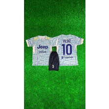 Rodak Spor Kenan 10 Turkuaz Juve Şortlu Çocuk Forması 2’li Takım