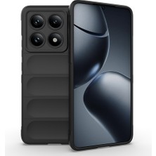 Xiaomi 14T Pro Uyumlu Kılıf Esnek Tpu Oyuklu Arka Yüzey Tasarımlı Zore Etnik Silikon Kapak