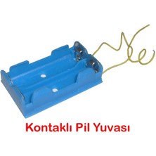 Practika Pil Yuvası - Okul Deney Pil Yatağı