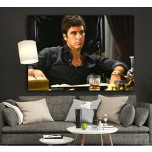  4K Hd Kalite Mgi Design Tablo - Tony Montana Scarface - Al Pacino