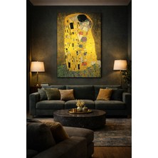  4K Hd Kalite Mgi Design Gustav Klimt The Kiss Öpücük (1908) Kanvas Tablo