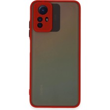Hnrlishp Newface Xiaomi Redmi Note 12S Kılıf Montreal Silikon Kapak - Kırmızı