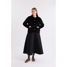 Ahel Tasarım Eldon Kapitone Çıtçıtlı Premium Mont