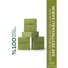 Şifakür Bitkisel Sağlık Ürünleri Zeytinyağlı Sabun E Vitaminli Gliserinli Doğal Cilt Saç Bakım 4x120g