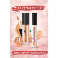 New Well Lipgloss 04 ve Lykd Concealer Kapatıcı 2’li Set – Parlak Dudak & Yüksek Kapatıcılık