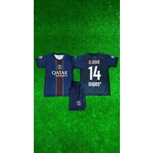 Rodak Spor Doue 14 P.s.g Lacivert Şortlu Çocuk Forması 2’li Takım