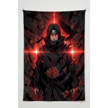 Charmbi Naruto Uchiha Itachi  Duvar Örtüsü – Büyük Boy Tapestry Duvar Halısı, Oyun Anime Film Oda Dekor