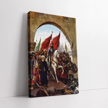  4K Hd Kalite Mgi Design Fatih Sultan Mehmet Istanbul'un Fethi 1453 Kanvas Tablo