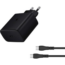 Avcı Teknoloji Market 45W Usb-C Type-C Hızlı Şarj Seti Pd Destekli Süper Hızlı Şarj Adaptörü