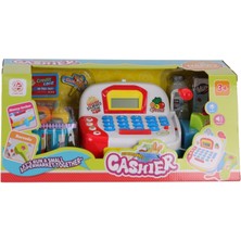 Halit Can Oyuncak LF1018A Hesap Makineli Mikrofonlu Sesli Işıklı Yazar Kasa Market Seti