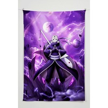 Charmbi Naruto Tobi Duvar Örtüsü – Büyük Boy Tapestry Duvar Halısı, Oyun Anime Film Oda Dekor