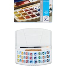 Van Gogh : Yarım Tablet Sulu Boya Seti : 24 Renk