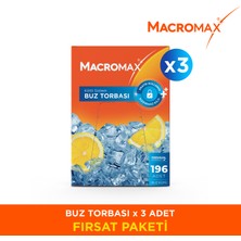 Macromax Buz Torbası X3 Adet - 588 Küp
