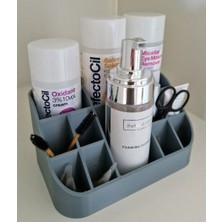 Çok Amaçlı Kozmetik Standı – Fırça, Cilt Bakım ve Makyaj Malzemesi Organizeri