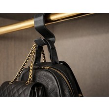 Lüks Çanta ve Aksesuar Koruyucu Dolap Içi Askı Aparatı - Form Bozmayan Gardırop Düzenleyici Kanca