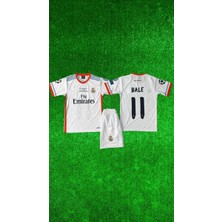 Bale 10 R.madrid Beyaz Şortlu Çocuk Forması 2’li Takım