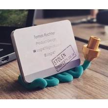 "yaratıcı 3D Yazıcı Nozzle Temalı Kartvizitlik - Tasarımcı ve Mühendis Masası Için Modern Stand"